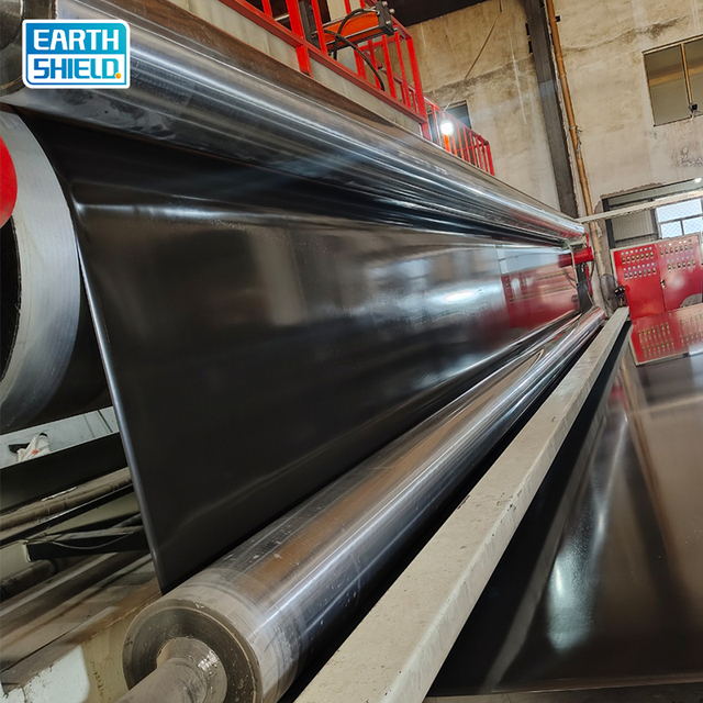EarthShield Engineering Grade HDPE/LDPE/LLDPE Polymer Sheet Geomembrane Strong Tear Resistance Waterproof Anti-UV for