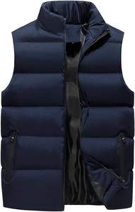 Chaleco de hombre de mejor diseño temporada de invierno cómodo cálido algodón pesado de talla grande chaleco chaqueta - Product Image 2