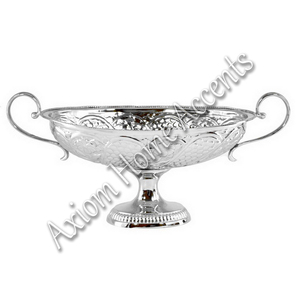Elegante centro de mesa de latón, hecho a mano, patrón martillado, accesorios elegantes para el hogar, acentos para el hogar Axiom - Product Image 5