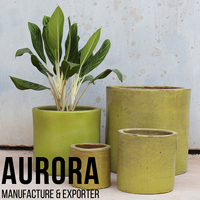 Nouvelle collection de pots en céramique émaillée fabriqués à la main au Vietnam, écologiques, pour la décoration de la maison et du jardin, impression de logo gratuite, personnalisable