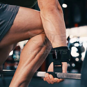 Crochet de musculation unisexe de haute qualité en cuir néoprène avec nouveau design logo exercice d'entraînement sportif - Product Image 6