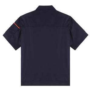 Camisa de trabajo cómoda para hombre con logotipo personalizado Bordado Impresión de manga corta Uniforme de oficina duradero Proveedor de fábrica OEM - Product Image 5