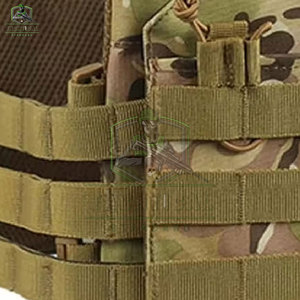 Gilet tactique respirant et confortable avec logo personnalisé, en nylon/polyester, équipement de haute qualité - Product Image 5