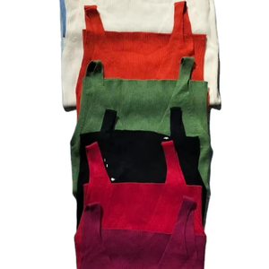 Camiseta sin Mangas de Alta Calidad, Nuevo Diseño, de Seda/Algodón Satinado, Dulce, Holgada, de Color Sólido, Talla Grande, Estilo Hip Hop, para Mujer - Product Image 3