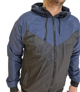 Chaqueta de invierno de nailon impermeable para hombre, chaqueta de invierno con diseño de logotipo personalizado para hombre, chaqueta cortavientos tejida impermeable para hombre - Product Image 5