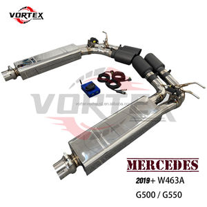 Sistema de Escape Catback de Acero Inoxidable 304 Vortex para Mercedes-Benz W463A G550 2016+ Escape Catback de Carreras - Product Image 3