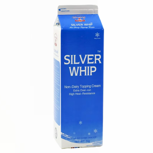 Crème non laitière de qualité supérieure, personnalisable, marque privée, HALAL, pour boulangerie, Silverwhip, crème non laitière pour garniture, 1 kg - Product Image 1