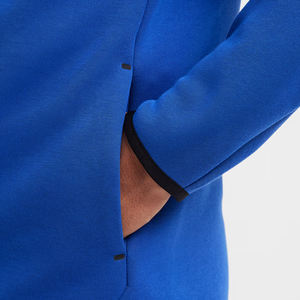 Sudadera con capucha para hombre Activewear Wind runner Full-Zip Urban con tela impermeable y bolsillo para el brazo - Product Image 5