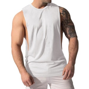 Ropa para Hombre, Camisetas sin Mangas Irregulares, Chalecos de Moda, Tejidos Casuales con Cuello Redondo, Ropa de Calle sin Mangas, Ponchos Sexys de Ocio - Product Image 5