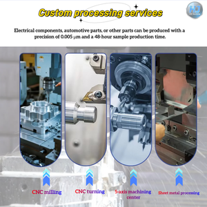 Peças de Alta Precisão Usinadas em <span class=keywords><strong>CNC</strong></span> Tipo Suíço em Aço Inoxidável, Titânio e Latão, Componentes Micro Personalizados - Product Image 5