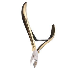 กรรไกรตัดเล็บสำหรับเด็กกรรไกรตัดเล็บสำหรับผิวที่ตายแล้วกรรไกรตัดเล็บทำจากสเตนเลสสตีลสีทอง - Product Image 5