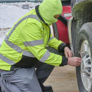 Chaqueta de seguridad para adultos de último estilo superventas con flash LED, características reflectantes, logotipo personalizable, recién llegado, venta al por mayor - Product Image 5
