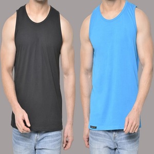 T-shirts personnalisés oem à col profond et emmanchure pour hommes - Product Image 1