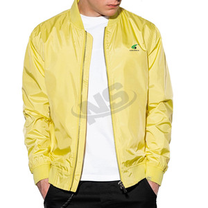 Premium High Quality Canvas Winter Bomber <b>Jacket</b> <b>Men</b> Solid Color Custom Made Front Logo Windproof Breathable Streetwear - Product Image 1