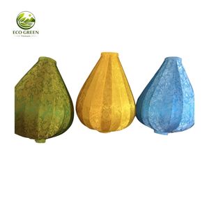Custom Hoi An Fabric Silk Lanterns Waterproof Outdoor Hanging Silk Lantern <b>Light</b> for Garden Mid Autumn Christmas Decor Wholesale - Product Image 5
