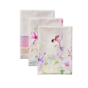 Prix de gros Serviettes de cuisine à impression personnalisée 100% pur coton Torchons de cuisine - Product Image 2
