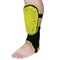 Protège-tibias et chevilles pour adultes Tsport, protection professionnelle anti-collision, en polyester/rayonne/caoutchouc/EVA/KPU