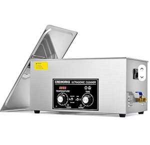 Nettoyeur à ultrasons professionnel avec chauffage et minuterie, 480W, 22L, 5,8 gal, en acier inoxydable - Product Image 1