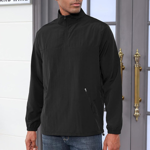 Chaqueta cortavientos de golf transpirable e impermeable para hombre, diseño personalizado OEM con logotipo de marca, etiqueta privada disponible - Product Image 3
