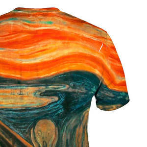 Hip Hop nueva moda hombres sublimación camisetas al por mayor logotipo personalizado 100% poliéster sublimación impresión camisetas para hombres - Product Image 5