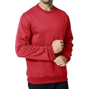 Sweatshirts personnalisés sweat à col rond polyester et coton sweat à col rond surdimensionné blanc Streetwear sweat à capuche à col rond - Product Image 4