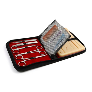 Kit de ejercicios de entrenamiento de sutura quirúrgica para estudiantes de medicina con almohadillas de sutura e instrumentos de entrenamiento de sutura - Product Image 1