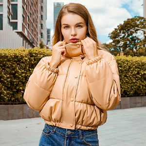 2025 nuevo diseño moderno de moda de talla grande esponjoso otoño cálido de moda Faux invierno señoras Negro Azul mujer abrigo chaqueta de piel para mujer - Product Image 6