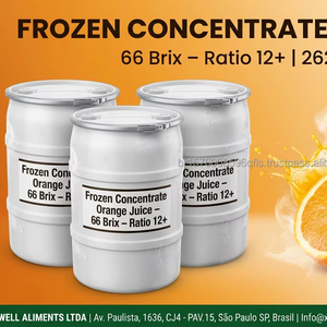 Bulk 100% Concentrated Orange Juice-FROZEN 66 Brix-Brazil 24 Months <b>Shelf</b> Life Diluted in <b>Drinking</b> Water - Product Image 1