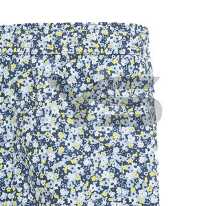 Pantalones cortos personalizados para hombre, transpirables, 100% de poliéster, cintura media, patrón sólido, logotipo frontal, estilo informal, cierre de cordón ODM - Product Image 6