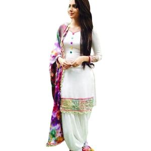Alta calidad transpirable poliéster indio pakistaní diseñador PAKISTANI/INDIAN PUNJABI Shalwar Kameez Bollywood Lollywood SALWAR - Product Image 1