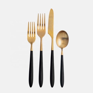 Conjunto de cubertería moderna de plata con tenedor mate para mujer, Set de cubertería con mango y cuchara, de color plateado y portugués - Product Image 3