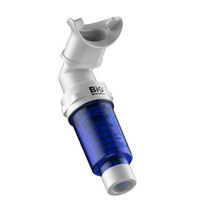 Appareil d'entraînement respiratoire Bigbreathe IMT Middle (Bleu) – Dispositif de résistance réglable pour la capacité pulmonaire, idéal pour les clubs sportifs - Product Image 2