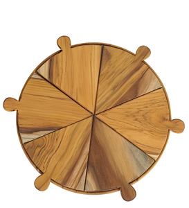 Plato de servicio de pizza de madera de alta calidad al mejor precio de la India para uso en restaurantes, hoteles, fiestas en casa - Product Image 2