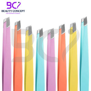 Meilleure qualité d'utilisation en salon ensembles de pinces à épiler de beauté de différentes couleurs pince à épiler à sourcils de correction en forme de sourcils pour femmes - Product Image 2