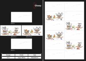 Carreaux muraux en céramique modernes 300x600mm pour salle de bain et cuisine, finition brillante ou mate, surface sculptée effet sucre, pour un design intérieur élégant et luxueux. - Product Image 5