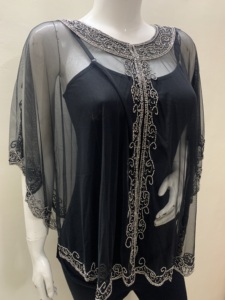 2025 Trending Woman's Plus Size Cocktail Evening Beach Wear OEM Elegant Casual Long Dress Hand Beads <b>Sequins</b> Embroidery Work Hot - Product Image 2