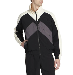 Fait sur mesure hommes léger 100% coton toile coupe-vent veste imperméable course capuche fourrure grande taille automne col montant - Product Image 4