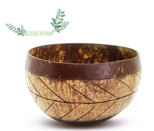 Le meilleur choix pour vous! Bol de noix de coco pour smoothie | Bols de smoothie de noix de coco personnalisés avec logo laser gravé | Bol de noix de coco - Product Image 1