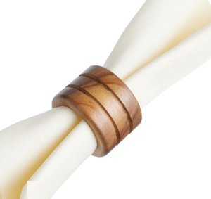 Rond de serviette en bois rond Rond de serviette en bois personnalisé Vaisselle Produit Accessoires Rond de serviette en bois Fabriqué en Inde - Product Image 1