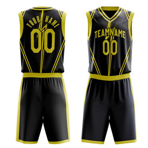 Camiseta de baloncesto personalizada con número de nombre de equipo, Camiseta deportiva, camiseta sin mangas de baloncesto y uniforme corto para adultos/niños, novedad - Product Image 1