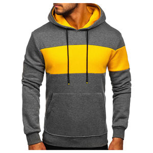 Sudaderas con capucha de color marfil de oficina informal diaria para hombres coreanos de primavera con etiquetas personalizadas sudaderas básicas de lana de algodón y poliéster - Product Image 4