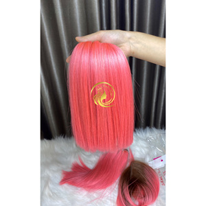 Vietnamien Remy Grade Machine Double Trame Extensions de Cheveux Humains Tendance Chaude Personnalisable Couleur Longueur Vierge Plat Cheveux pour Perruque - Product Image 1