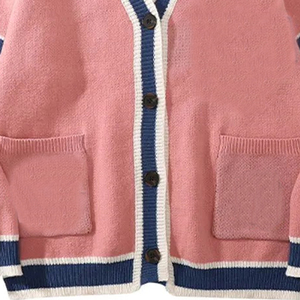 Custom Logos On Pretty Ladies Sweater Cardigan Sororities Wear - Product Image 6