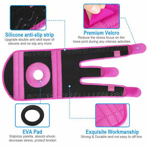 Genouillère en néoprène de haute qualité pour la musculation, l'entraînement en salle de sport, service OEM, taille XXL, design respirant FITRYDER - Product Image 6