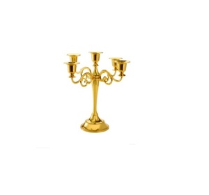 Superior Quality 5-Arm Gold <b>Candelabra</b> Exclusive Aluminum Wedding Table Decoration Wholesale Prices Metal <b>Candelabra</b> - Product Image 6
