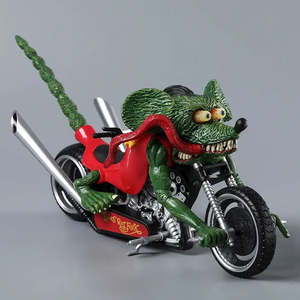 Rat Fink Hot-<b>Rod</b> Figurine Durable <b>Plastic</b> Design - Product Image 4