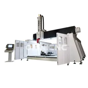 Roteador CNC de 5 eixos para molde 3D complexo