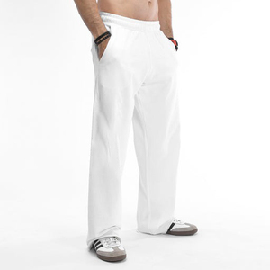 Custom Cotton <b>Stacked</b> Baggy Venom Raw Trouser <b>Jogger</b> Heavyweight Mens Acid Wash Wide Leg Cotton Trouser - Product Image 2