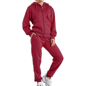 Vêtements pour femmes Survêtement de haute qualité Ensemble 2 pièces sweat à capuche et pantalon Vêtements de sport décontractés Ensemble jogging streetwear personnalisé pour femmes - Product Image 1