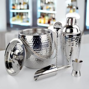 Juego de cóctel aislado de 5 piezas con cuchara coctelera y tapa para barman para fiestas y bares de cócteles - Product Image 3